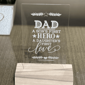 Personalised Acrylic Plaque